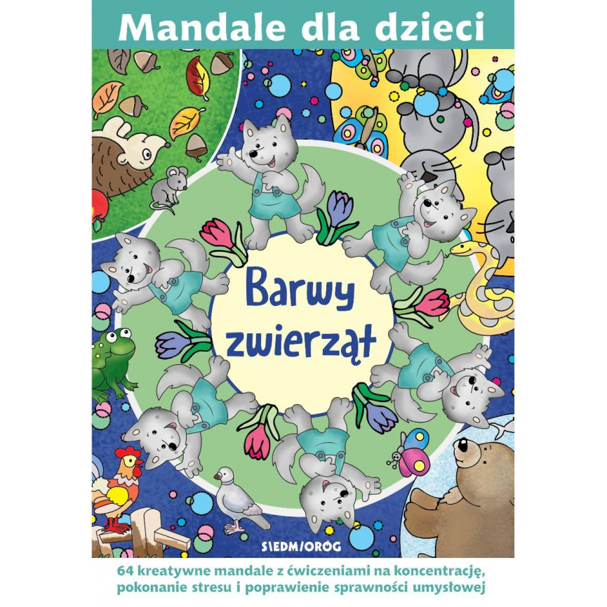 Barwy zwierząt. Mandale dla dzieci