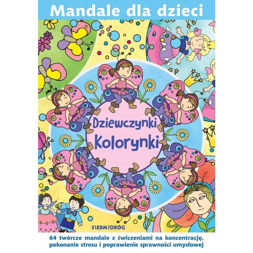 Dziewczynki Kolorynki. Mandale dla dzieci