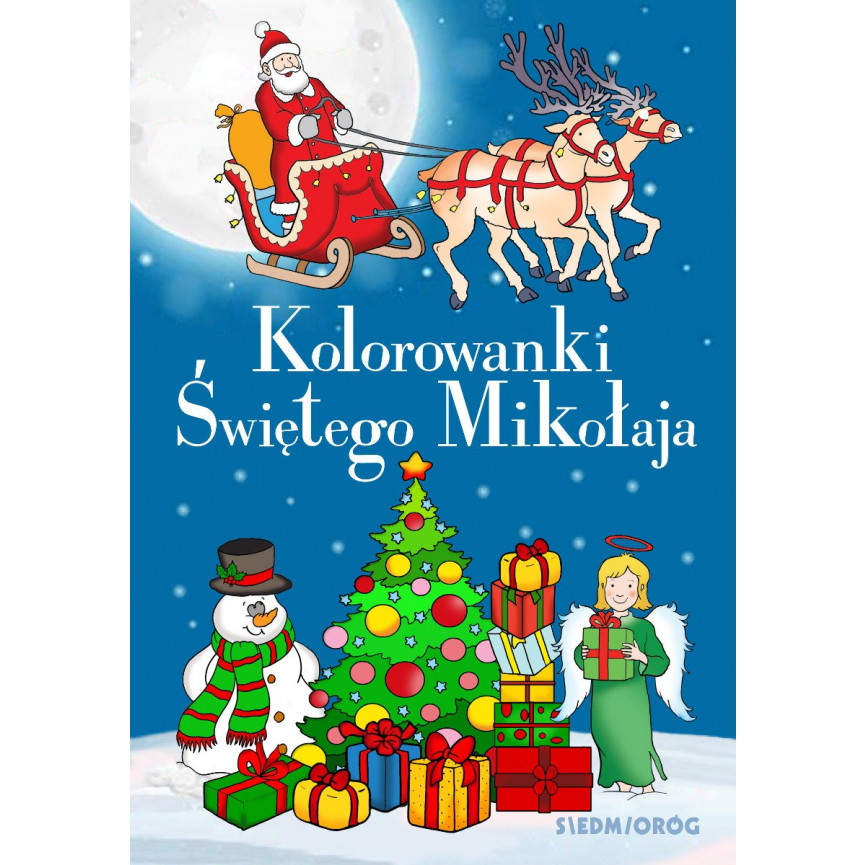 Kolorowanki Świętego Mikołaja