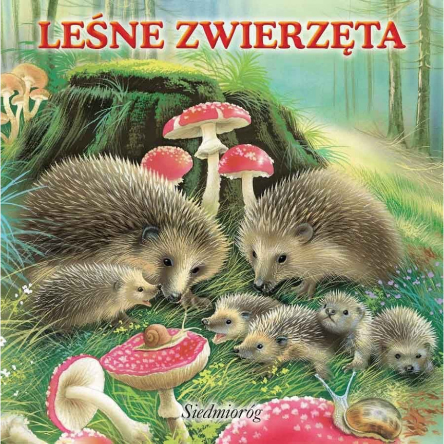 Leśne zwierzęta. Wesołe książeczki