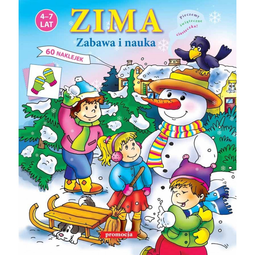 Zima. Zabawa i nauka. Naklejanki 