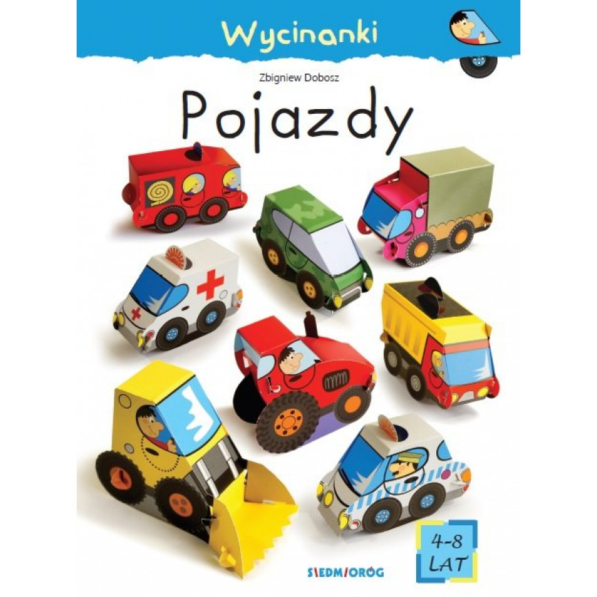 Pojazdy. Wycinanki