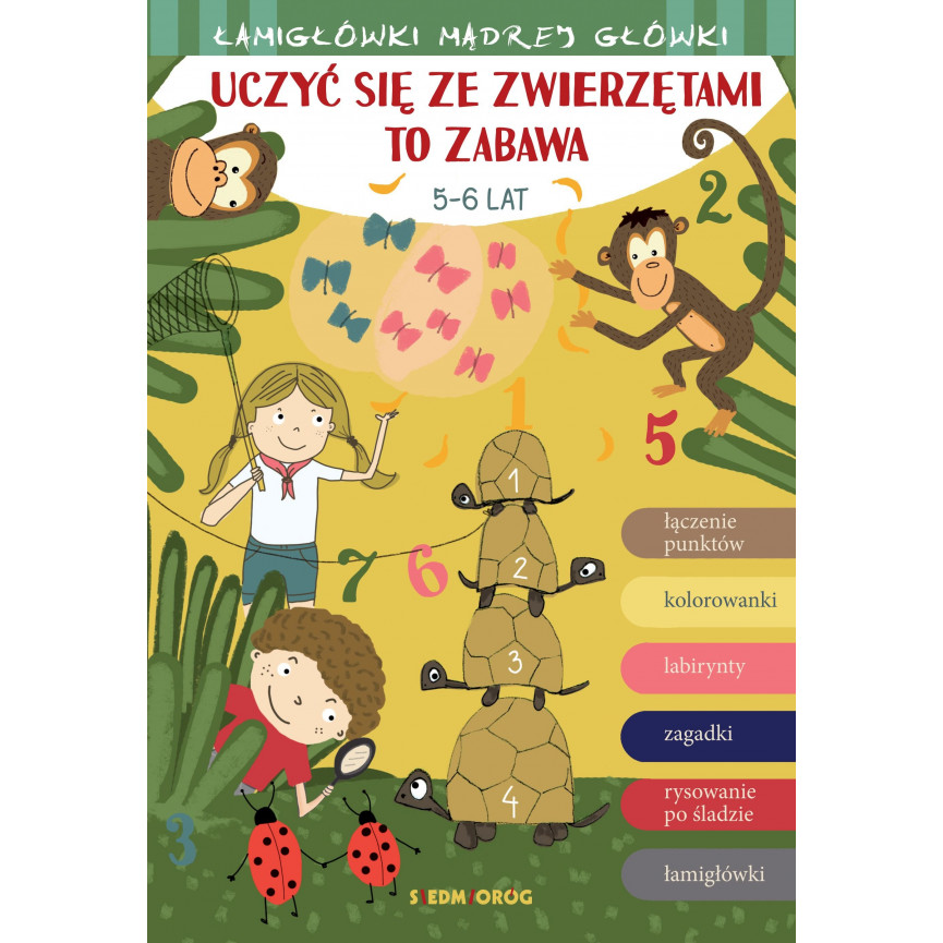 Uczyć się ze zwierzętami to zabawa. Łamigłówki mądrej główki