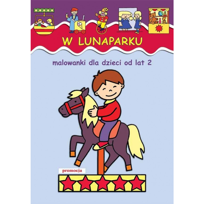 W lunaparku. Malowanki dla dzieci od lat 2