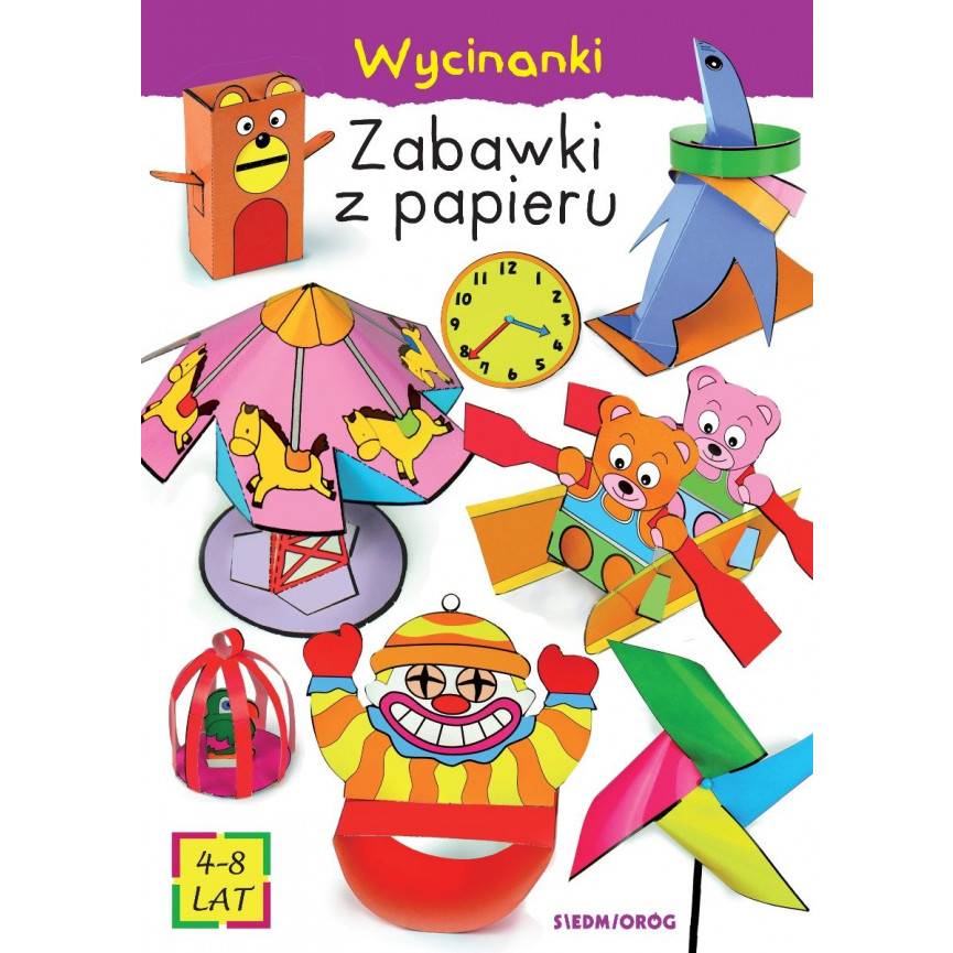 Zabawki z papieru. Wycinanki