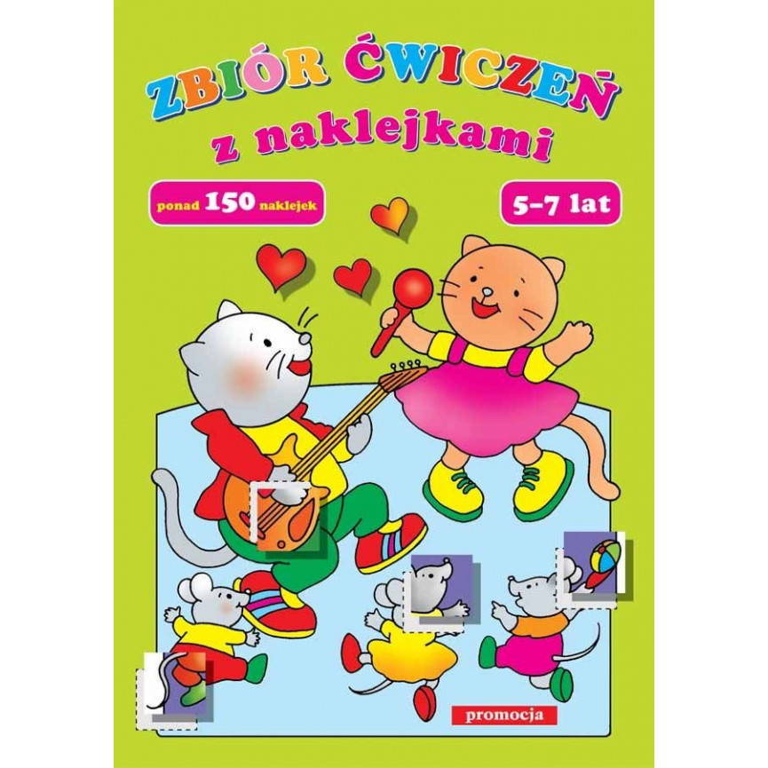 Zbiór ćwiczeń z naklejkami 5-7 lat
