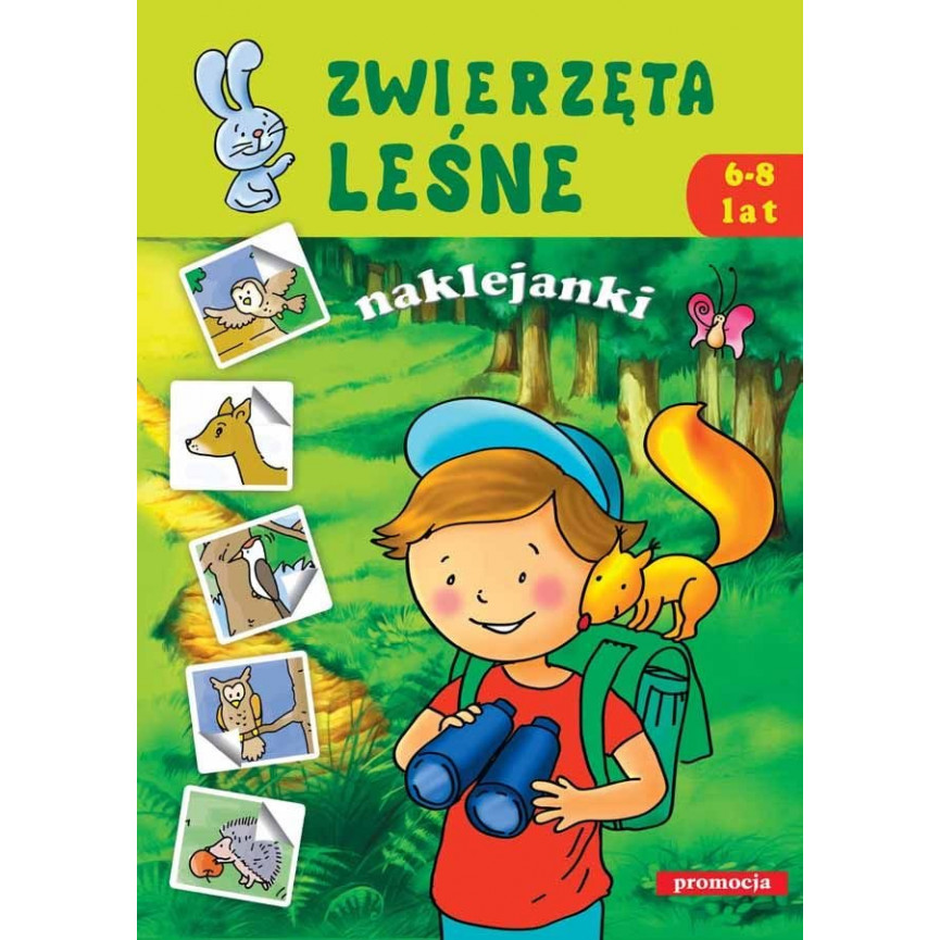 Zwierzęta leśne. Naklejanki 
