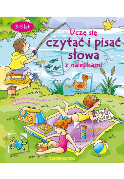 Uczę się czytać i pisać słowa z nalepkami