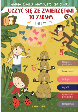 Uczyć się ze zwierzętami to zabawa. Łamigłówki mądrej główki