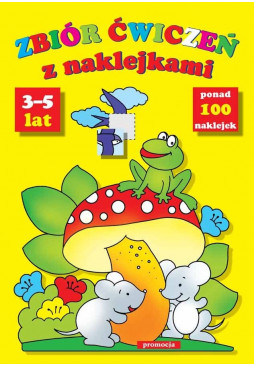 Zbiór ćwiczeń z naklejkami 3-5 lat