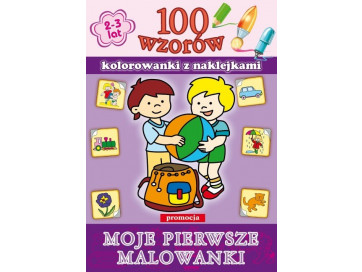 100 wzorów z naklejkami. Moje pierwsze malowanki