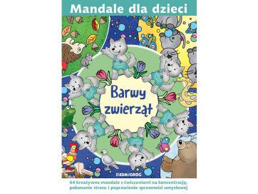 Barwy zwierząt. Mandale dla dzieci