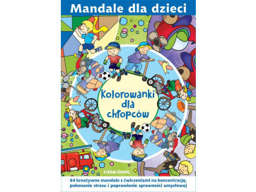 Kolorowanki dla chłopców. Mandale dla dzieci