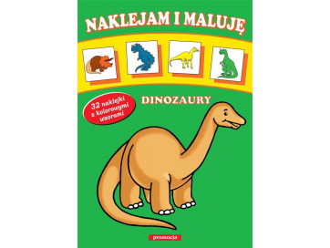 Dinozaury. Naklejam i maluję