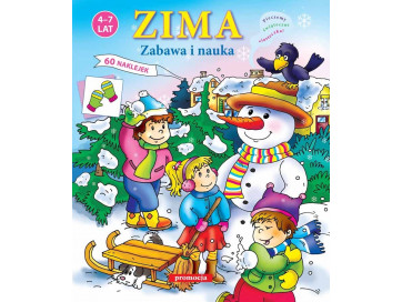 Zima. Zabawa i nauka. Naklejanki 