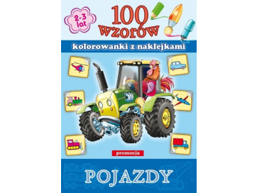 100 wzorów z naklejkami. Pojazdy