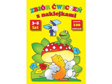 Zbiór ćwiczeń z naklejkami 3-5 lat