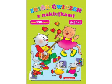 Zbiór ćwiczeń z naklejkami 5-7 lat