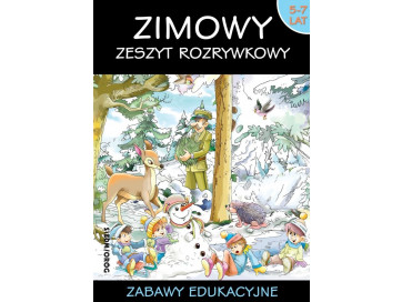 Zimowy zeszyt rozrywkowy. Zabawy edukacyjne
