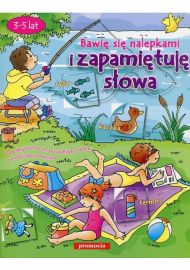 Bawię się nalepkami i zapamiętuję słowa - okładka