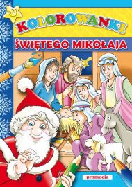 Kolorowanki Świętego Mikołaja - okładka